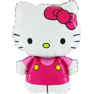 Hello Kitty pink licens folie ballon 30" (u/helium)