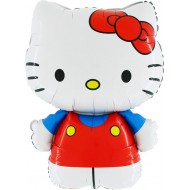 Hello Kitty rÃ¸d licens folie ballon 30" (u/helium)